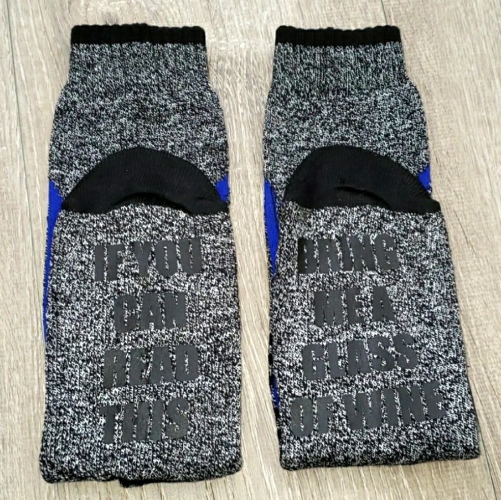 New "Bring Me wine" novelty socks